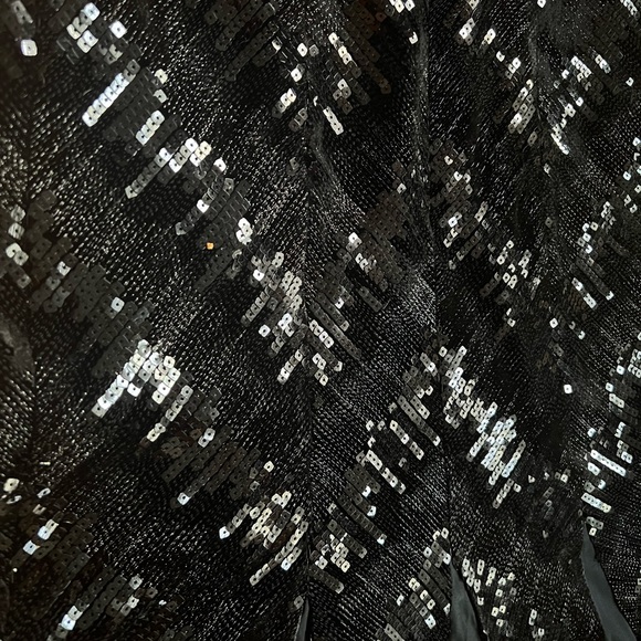 Black Sequin Diane Von Furstenberg Dress - Picture 8 of 9